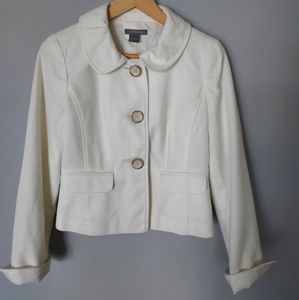 Ann Taylor Cream Blazer size 0.